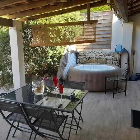 Les Arbousiers Ravissante Independante Avec Piscine & Jacuzzi *