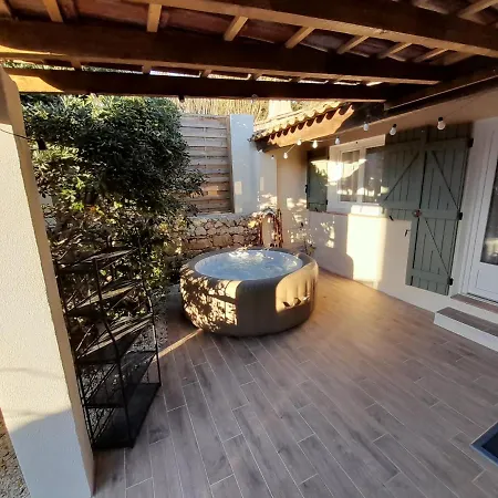 Les Arbousiers Ravissante Independante Avec Piscine & Jacuzzi Vakantiehuis